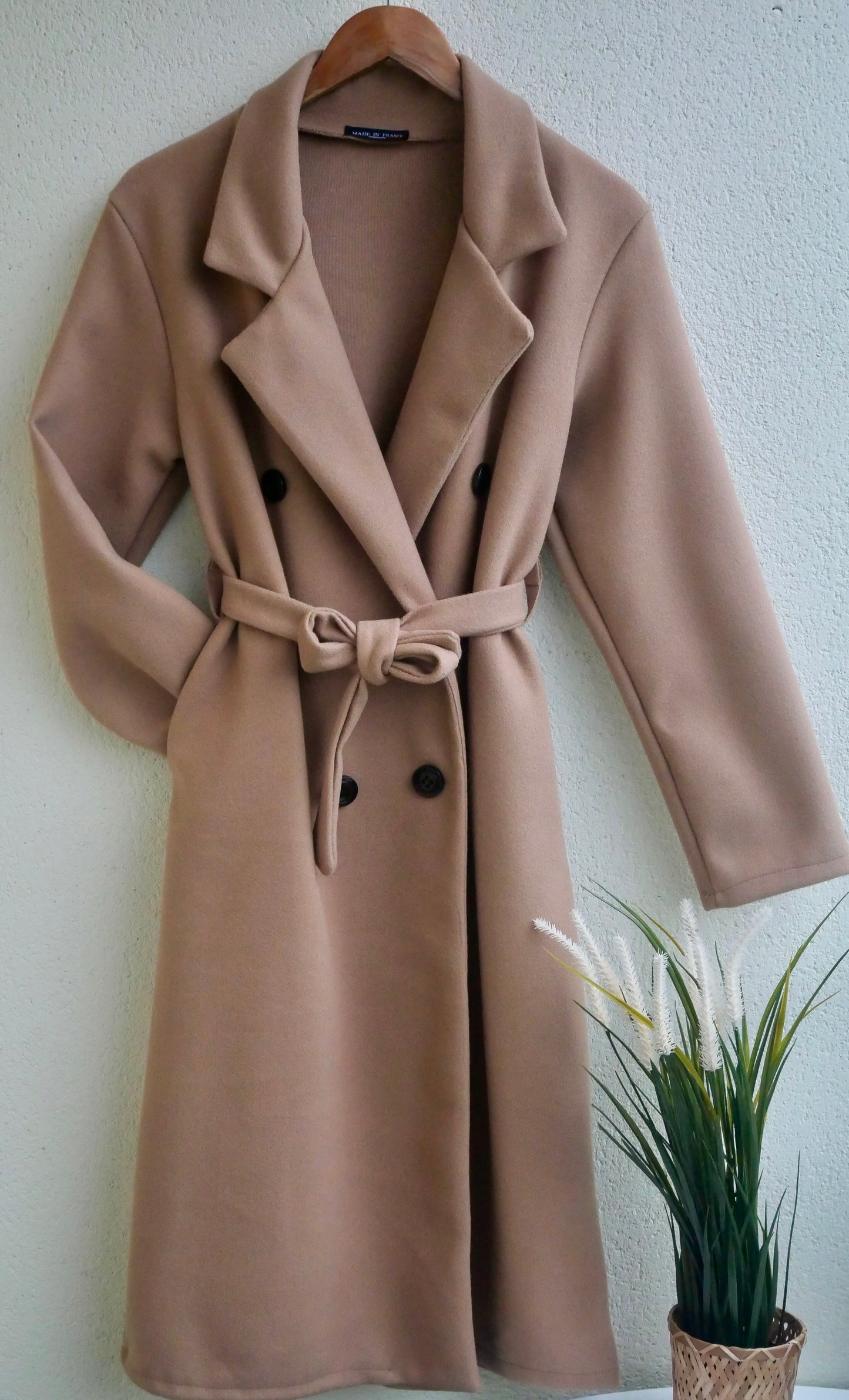 Trench Manteau élégant camel