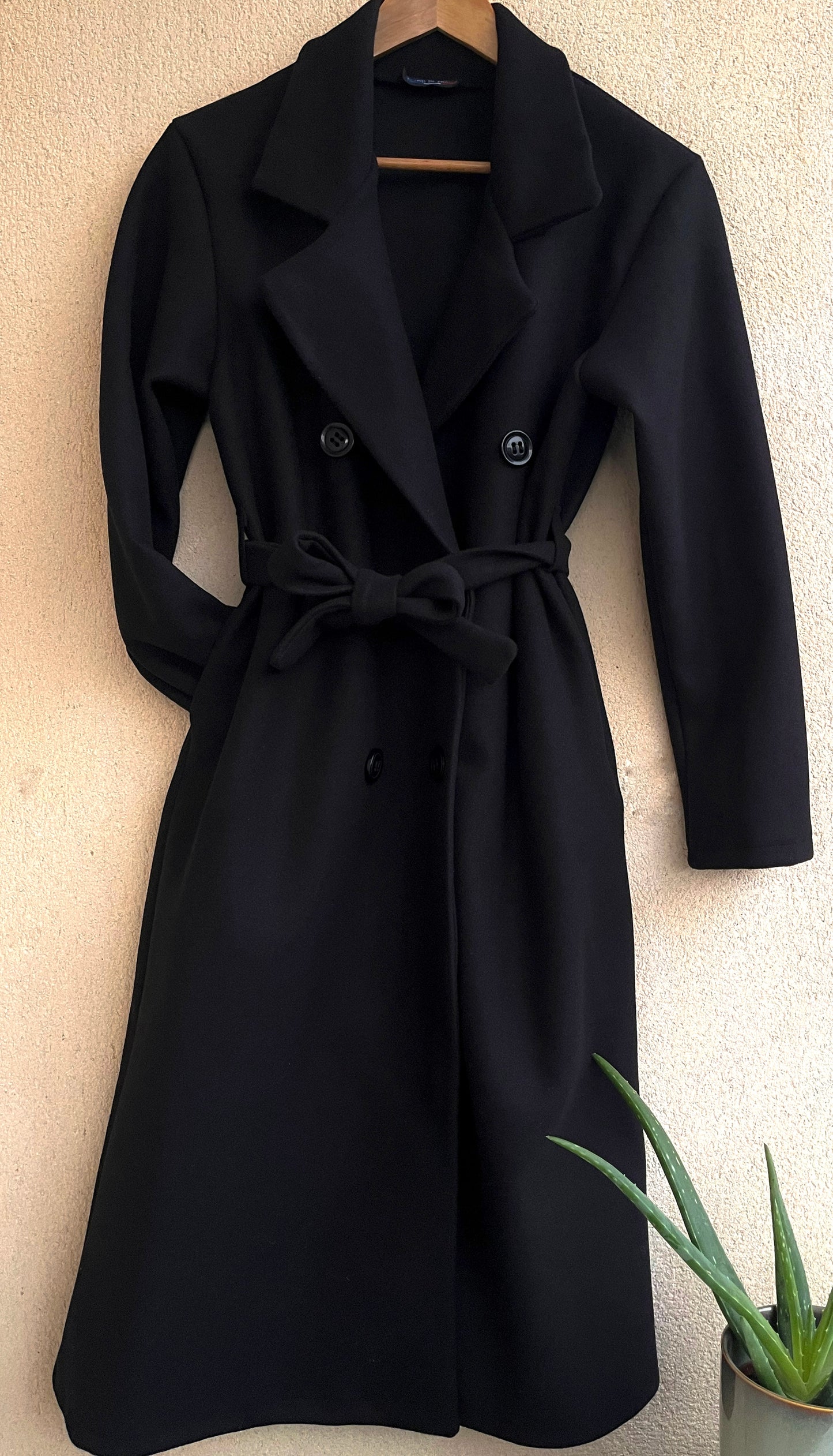 Trench Manteau élégant noir