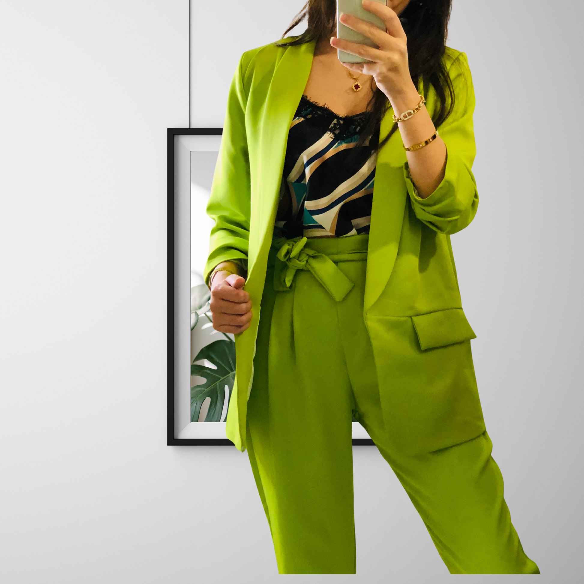 Blazer Vert émeraude Veste Blazer Femme Colorée Veste Femme