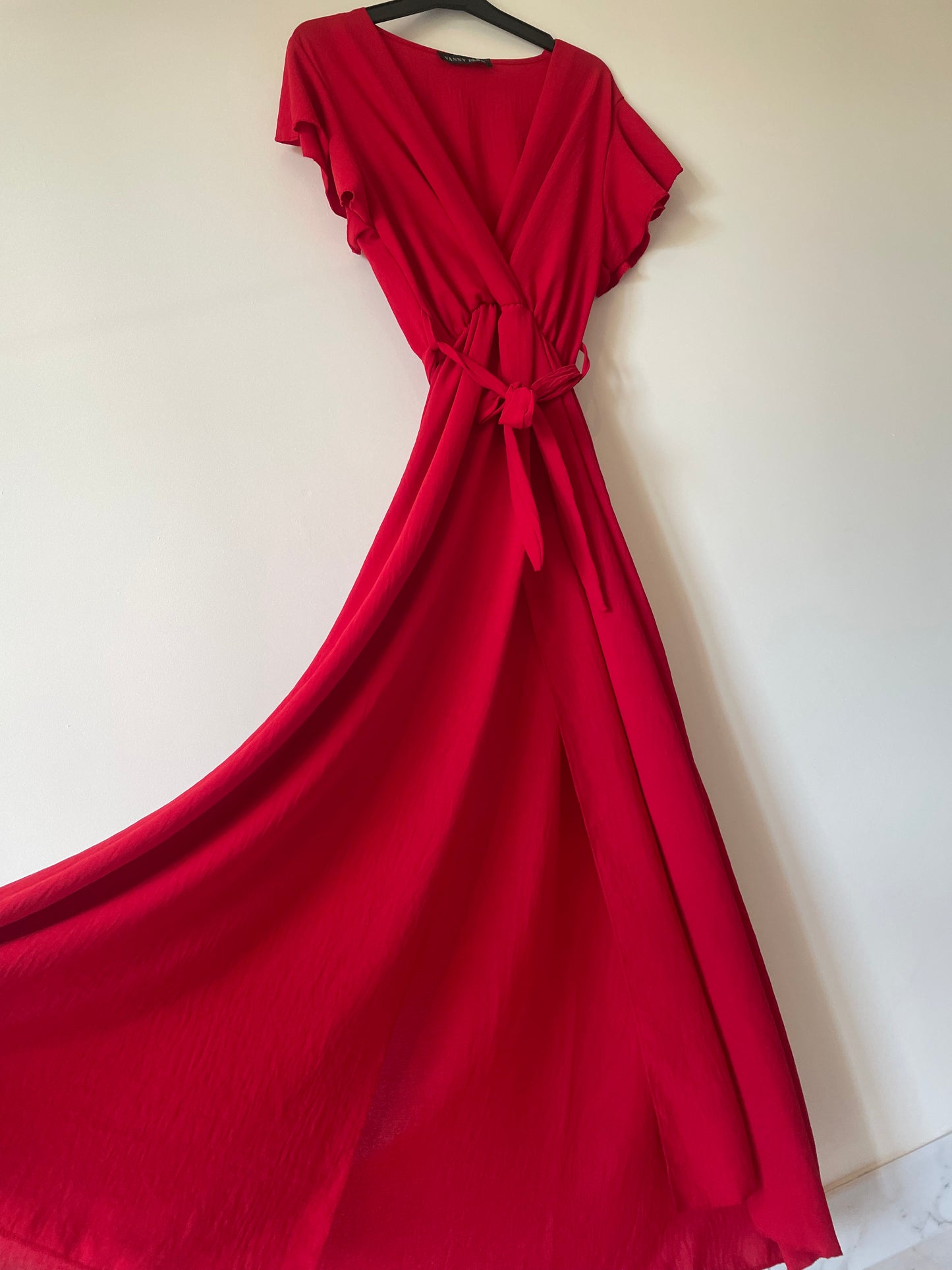 Dark Red Robe fluide Rouge