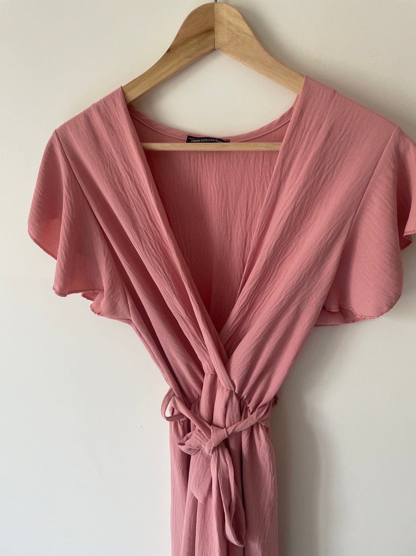 Light Gray Robe fluide Vieux rose